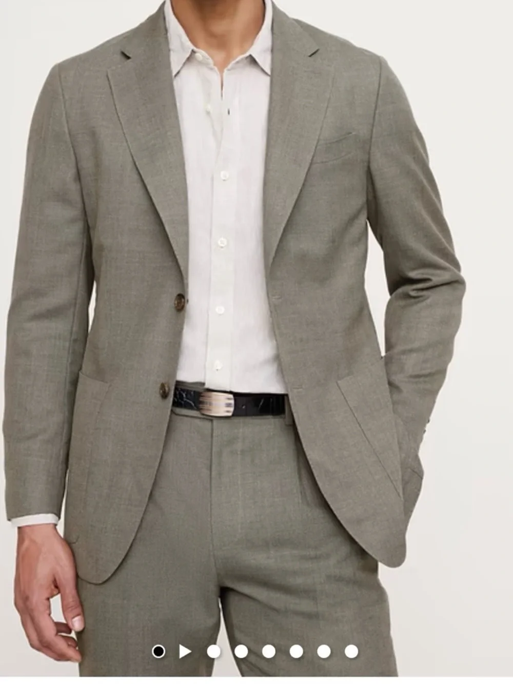 Banana Republic Men’s 44L Green Marble Blazer Tailored Office Workwear